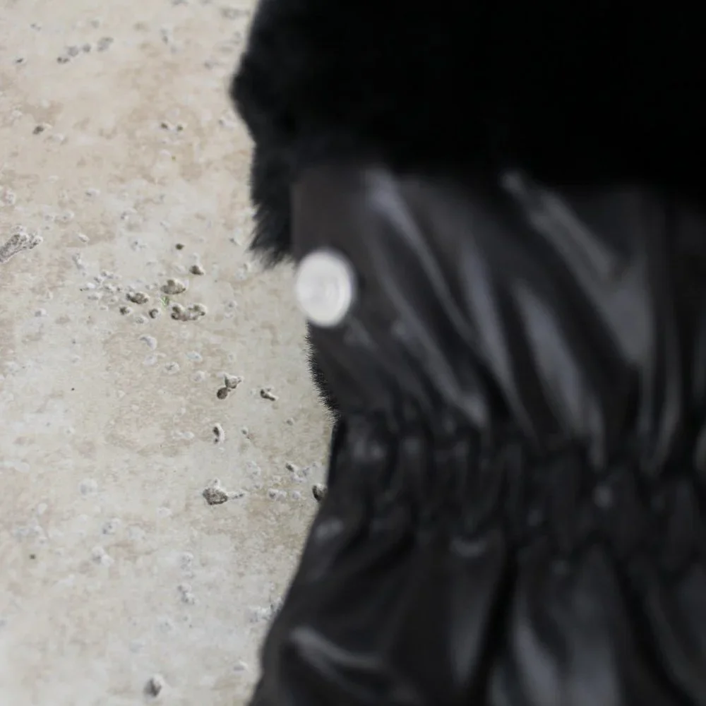 NWT UGG‎ WOMEN'S SHEARLING TRIMMED GLOVES BLACK